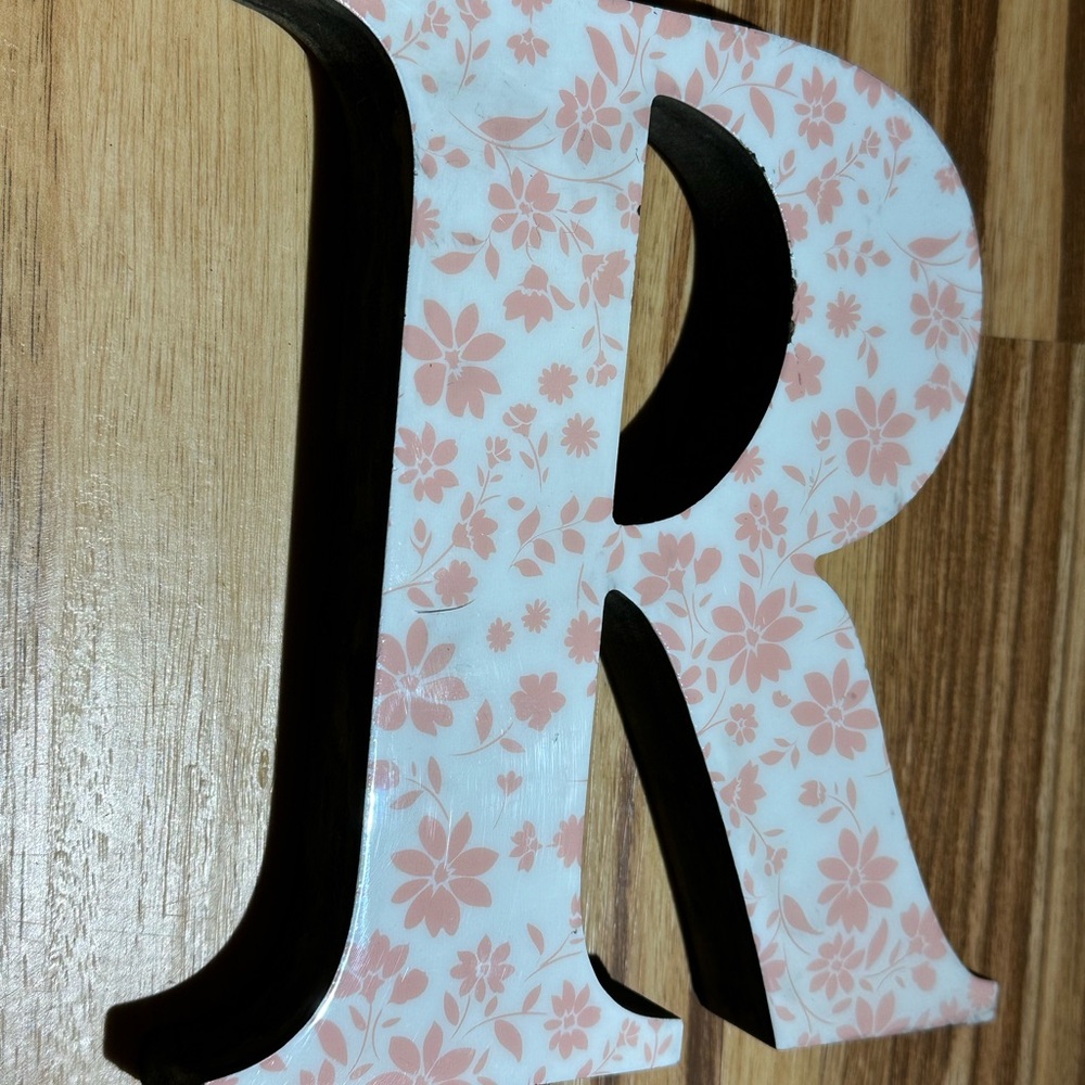 Ashland Rustic pink Letter R - Picture 2 of 8